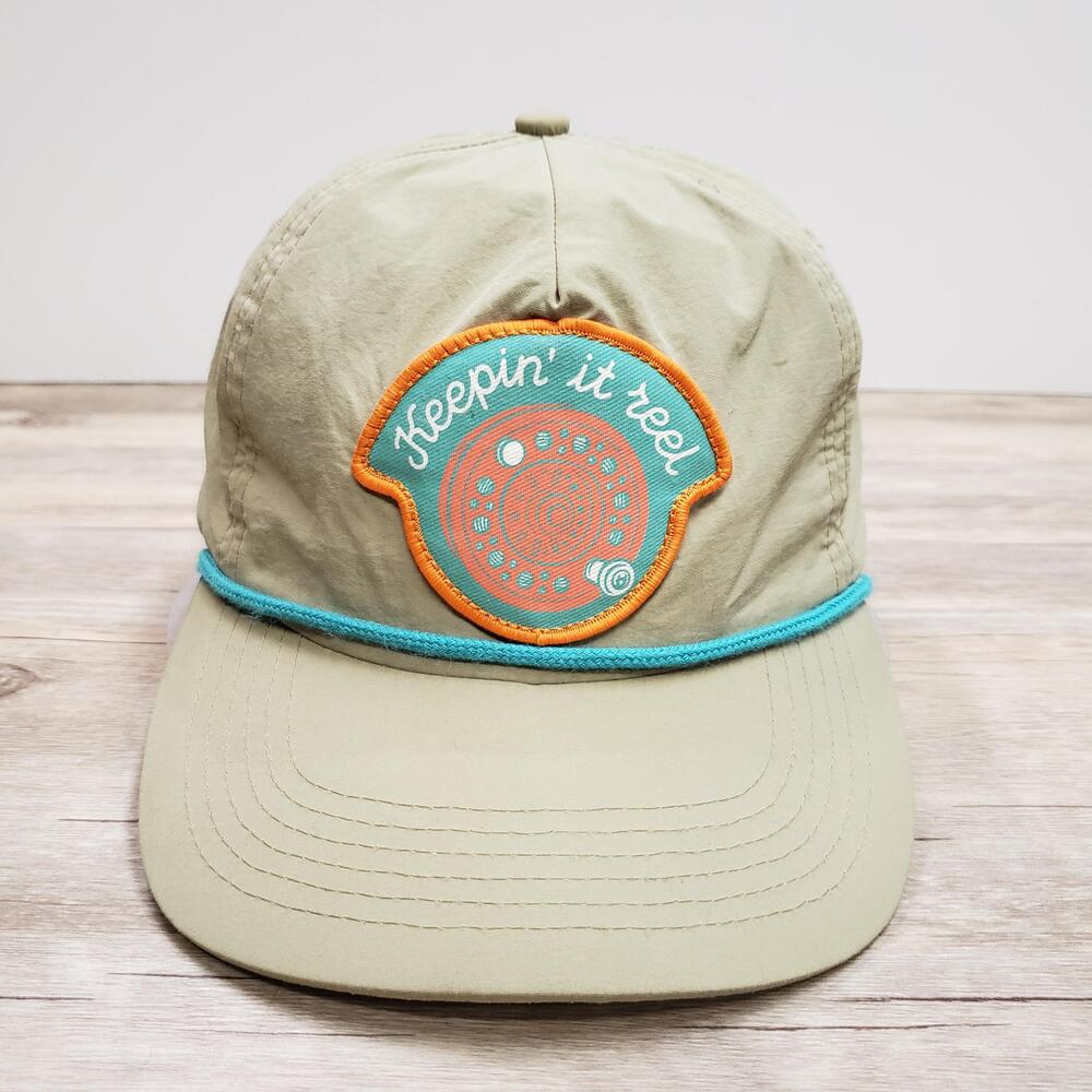 Sendero Provisions Co Hat Cap Snapback Green Keepin It Reel Rope Mens OS
